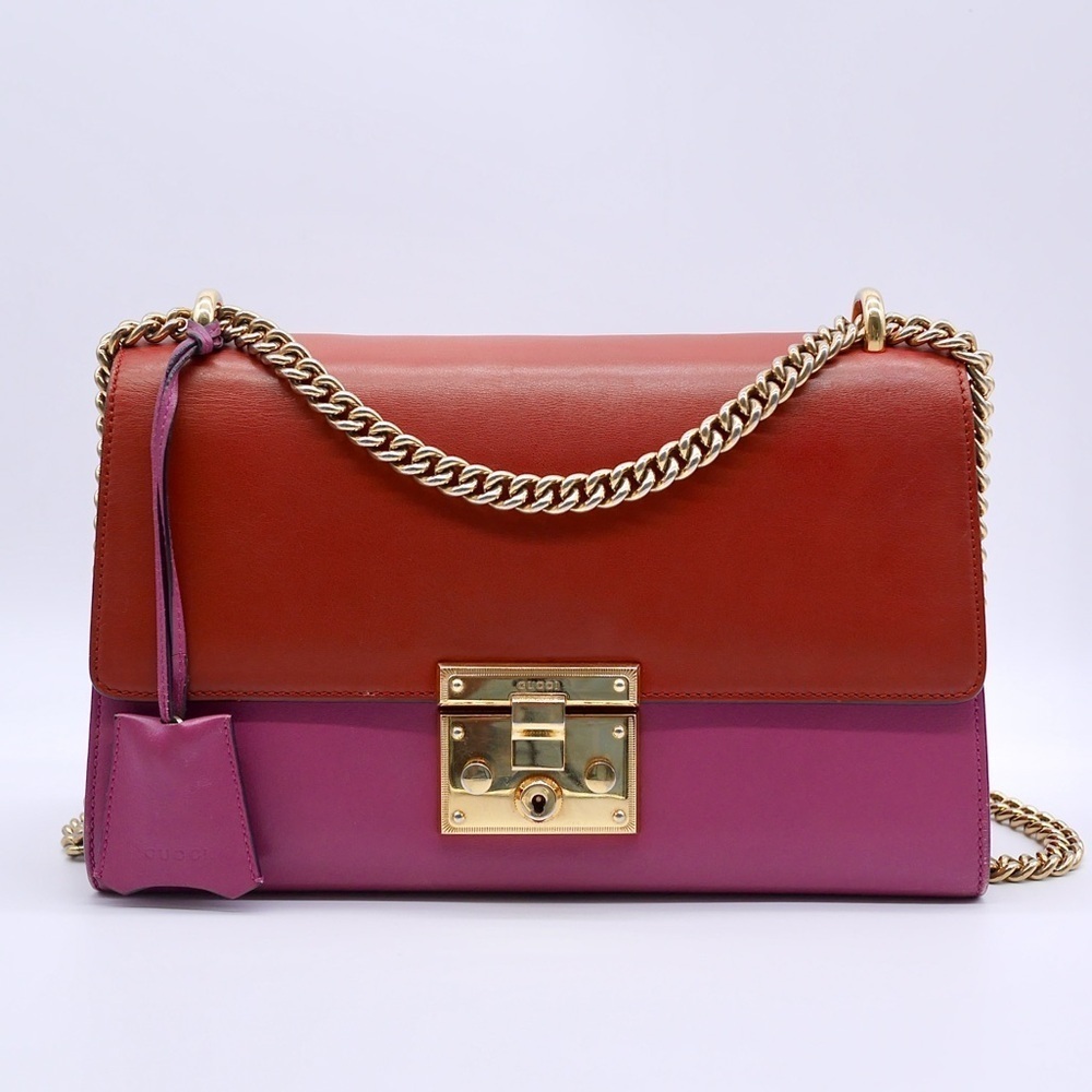 🍓GUCCI Padlock Leather Shoulder Bag